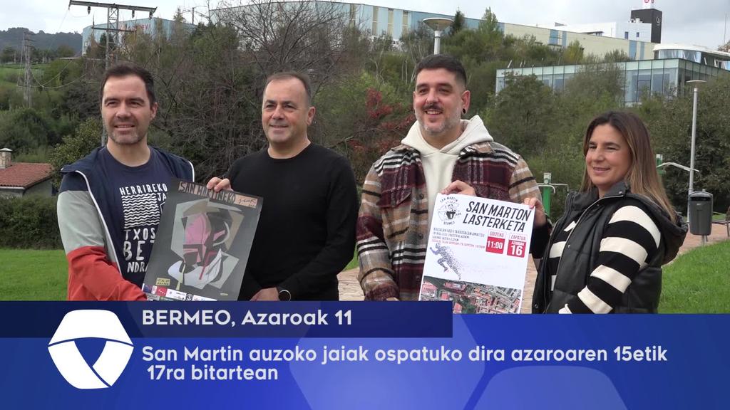 San Martin Auzoko Jaiak bueltan dira, azaroaren 15etik 17ra