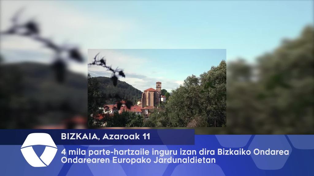 4 mila parte-hartzaile inguru izan dira Bizkaiko Ondarea Ondarearen Europako Jardunaldietan