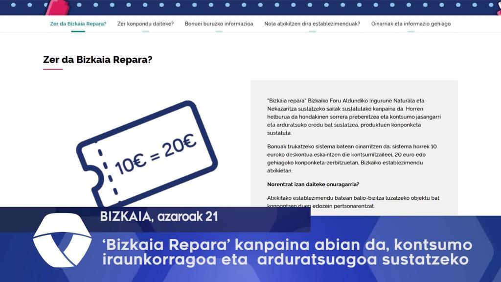 Bizkaia Repara kanpaina abian da, kontsumo iraunkorragoa eta arduratsuagoa sustatzeko