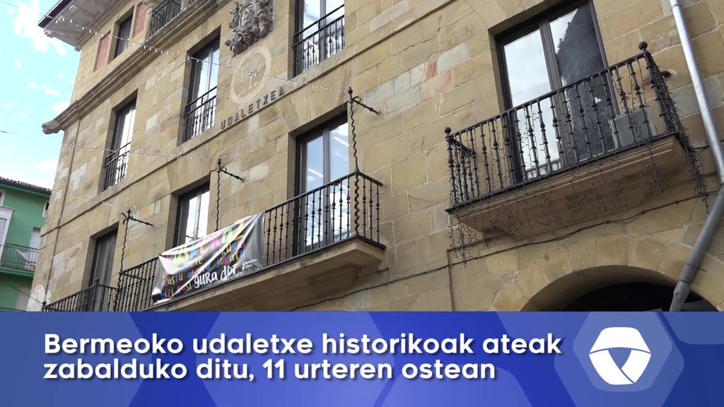 Bermeoko Udaletxe historikoak ateak zabalduko ditu