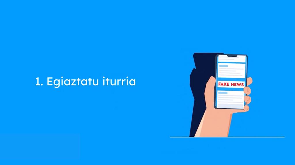 TENTUZ ETA ZENTZUZ- Desinformazioari aurre egiteko Dekalogoa-  Oizmendi Telebista desinformazioaren aurka