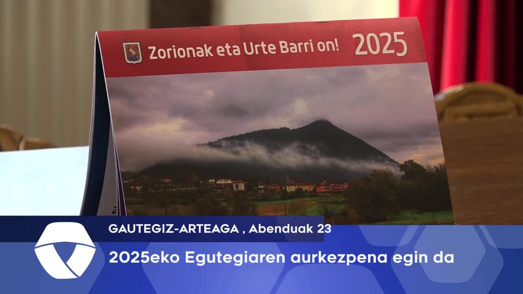  2025eko Egutegiaren aurkezpena egin da