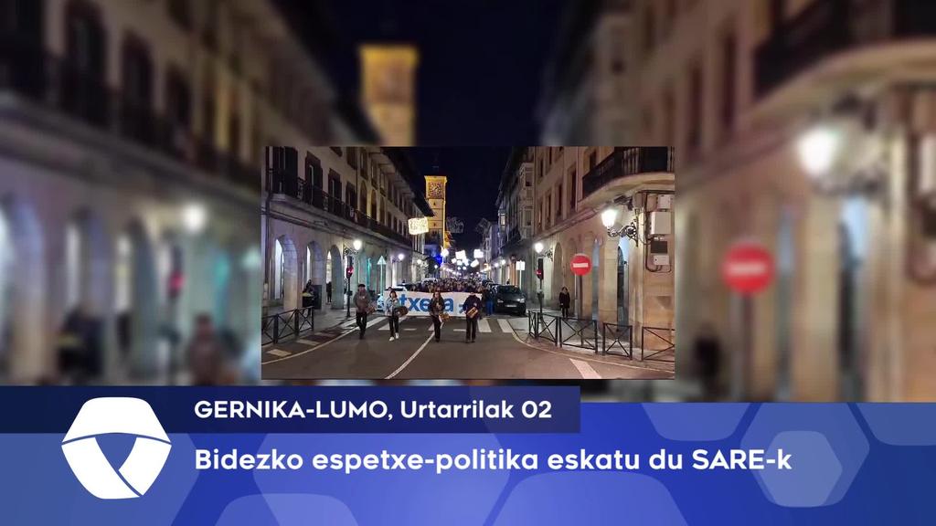  Bidezko espetxe poltika eskatu du SARE-k