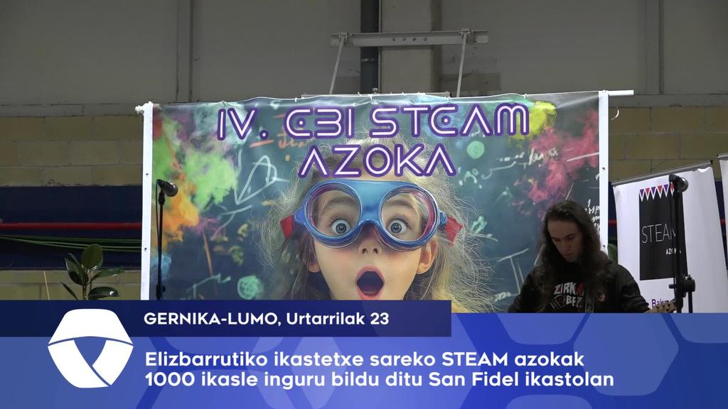 Elizbarrutiko ikastetxe sareko laugarren STEAM azoka ospatu da San Fidel Ikastolan